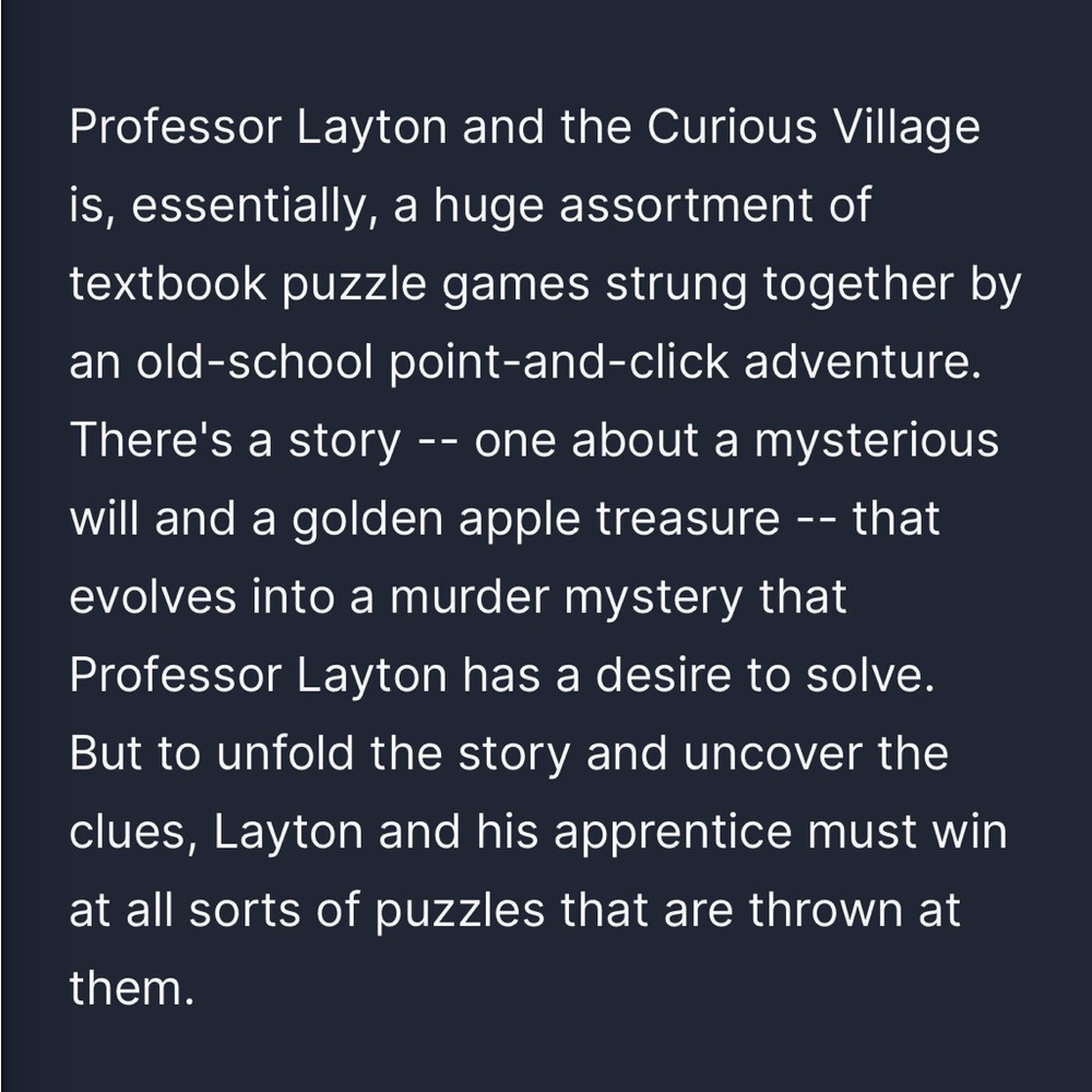 Professor Layton’s The Curious Village Nintendo DS video game - Picture 6 of 6